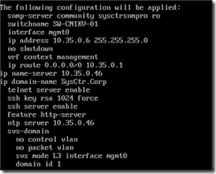 Installing the Cisco Nexus 1000v VSM VM’s