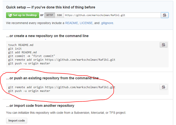 git add remote to existing repository